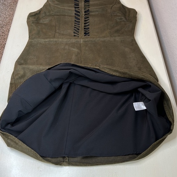 Blush Noir Faux Suede Dress Size M - Picture 9 of 15